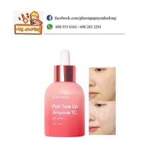 (Có bill chuẩn)SERUM DƯỠNG TRẮNG HỒNG NÂNG TONE CELLAPY PINK TONE UP AMPOULE 30ML