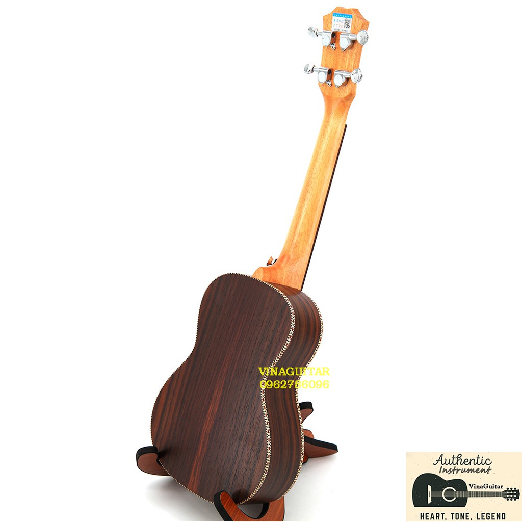 Đàn Ukulele MUSIC Concert/Tenor UC-23CLN cẩm nho full gỗ cẩm chính hãng