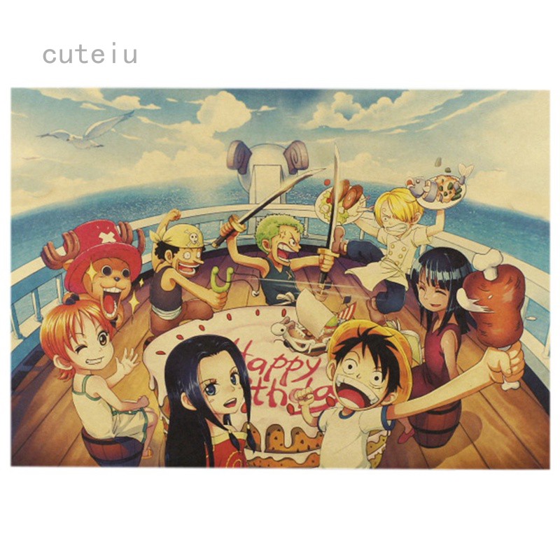 Sale 70% Poster Treo Tường In Hình Nhân Vật Phim Hoạt Hình One Piece, Multicolor Giá gốc 20,000 đ - 104B52-1