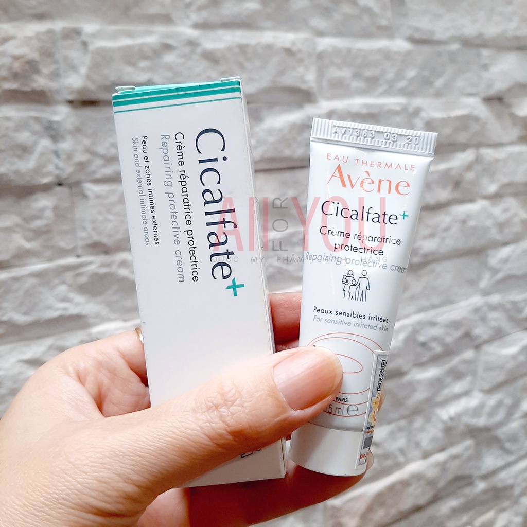 AVENE Cicalfate+ Cream 15mL & 40mL - Kem Dưỡng Tái Tạo Và Phục Hồi Da.