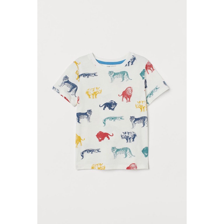 Áo phông ngắn tay hổ vàng HM H&amp;M _hàng chính hãng authentic