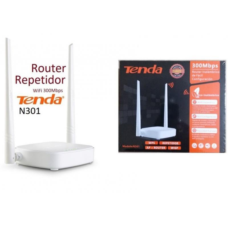 Thiết Bị Phát Sóng Wifi N301 300mbps 4 Cổng 2 Ăng Ten