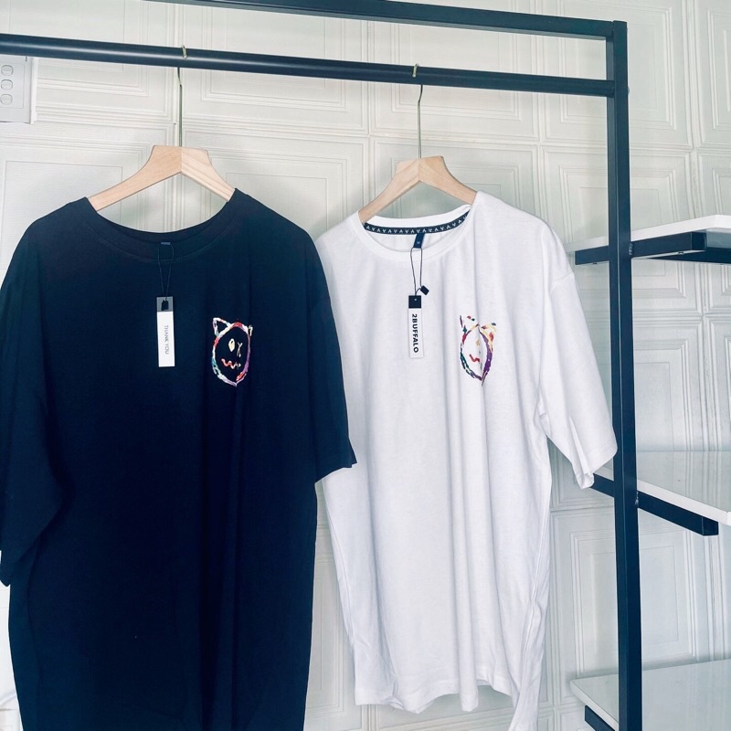 [2Buffalo] Áo thun Unisex, Áo thun nam nữ cap cấp tay ngắn cổ tròn 100% cotton Harmony streetwear form oversize | BigBuy360 - bigbuy360.vn