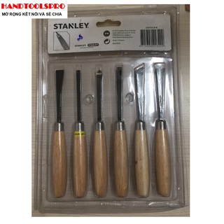 Bộ mũi đục gỗ 6 cây stanley 16-120