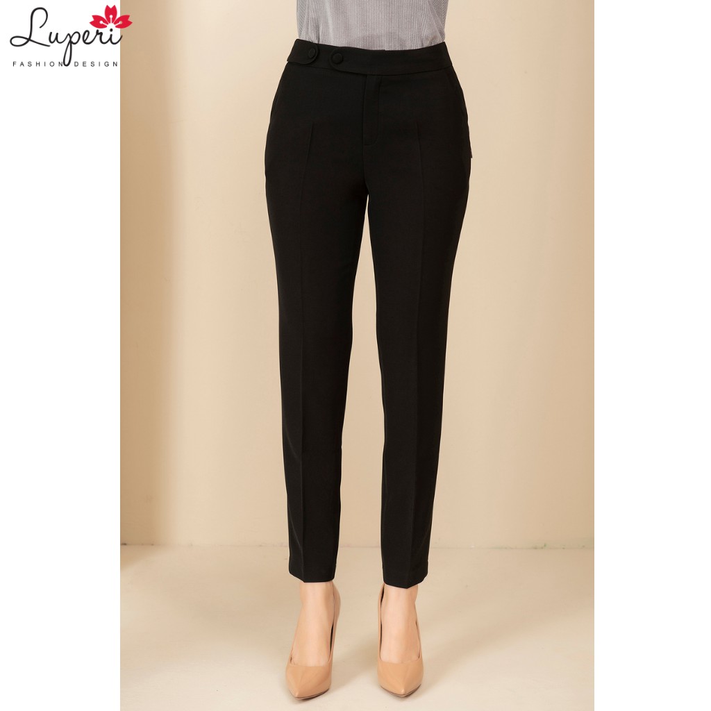 Quần Baggy Nữ Công Sở Cao Cấp LUPERI LFQD285 Vải Không Nhăn Không Xù Không Cắn Chỉ