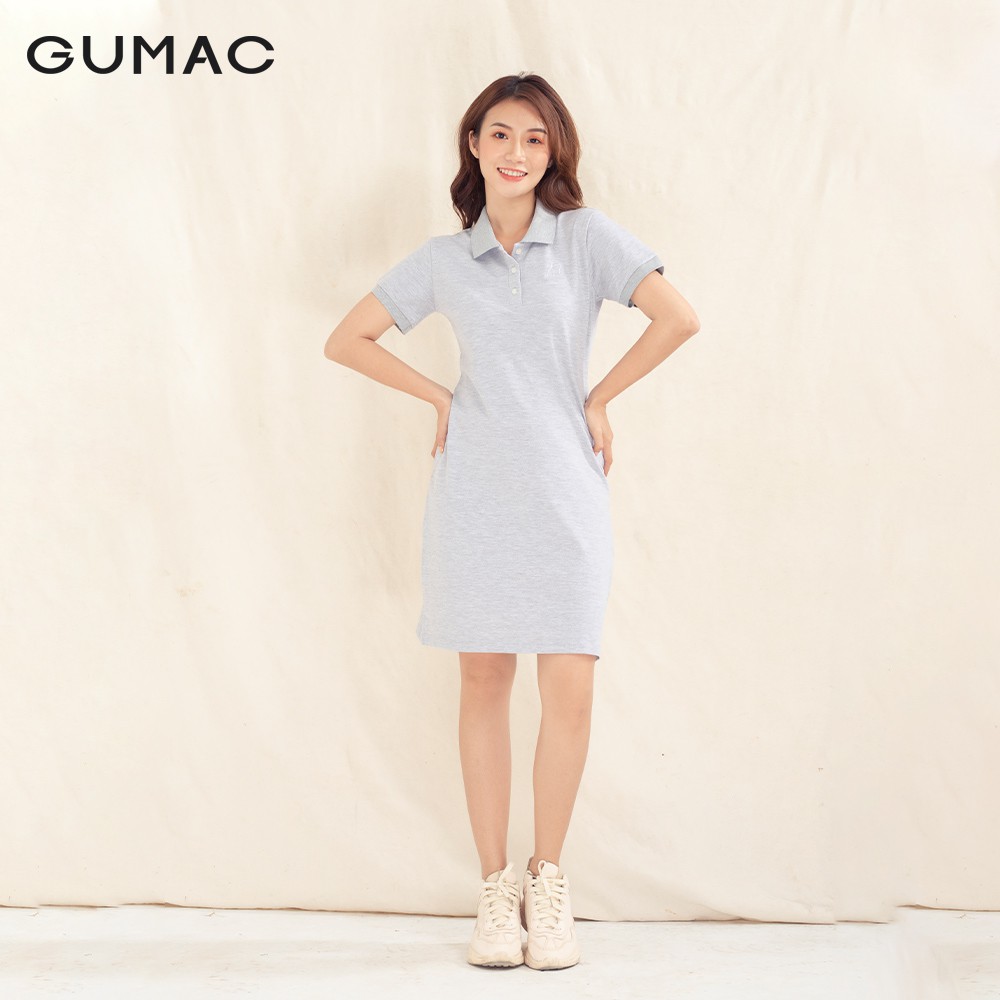 Đầm polo thêu con mèo DA10117 GUMAC | BigBuy360 - bigbuy360.vn