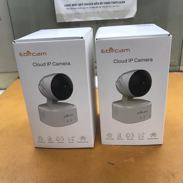 Camera IP HD Wifi Ebitcam E2 HD720P- Camera giá rẻ cho hộ gia đình ( Hàng Tiêu chuẩn CHÂU ÂU Cao Cấp )