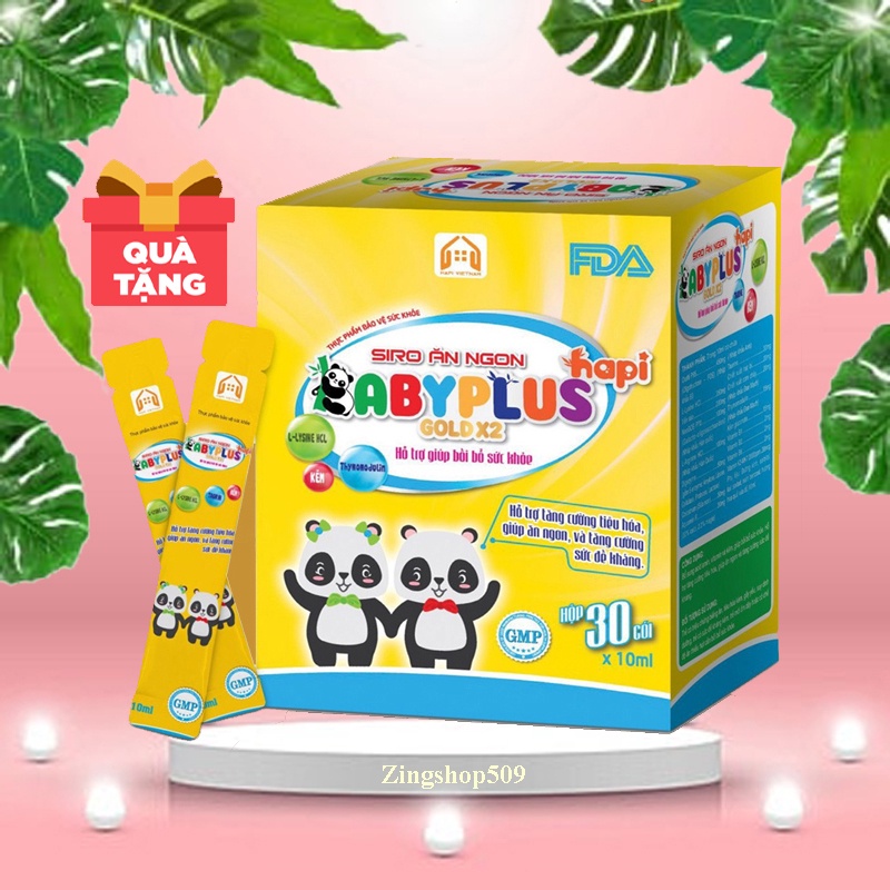 SIRO Ăn Ngon Baby Plus DÀNH CHO BÉ Hết Biếng Ăn,Tăng Cân,Tăng Đề Kháng,Hết Táo Bón - Zingshop509