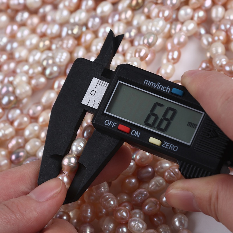 Chuỗi hạt ngọc trai tự nhiên 7-8mm nhiều màu sắc