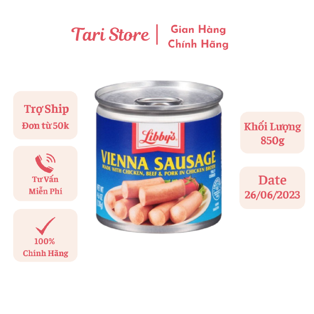 Xúc Xích Đóng Hộp Libbys Vienna Sausage 130g