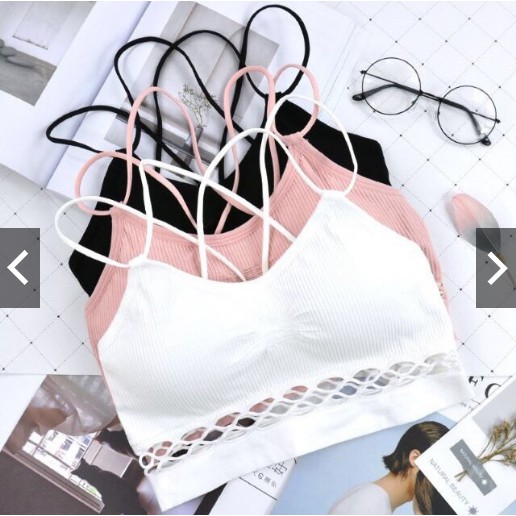 Áo Lót Nữ💔FREESHIP💔Áo Bra Quây Gân Chéo Lưng (8839)