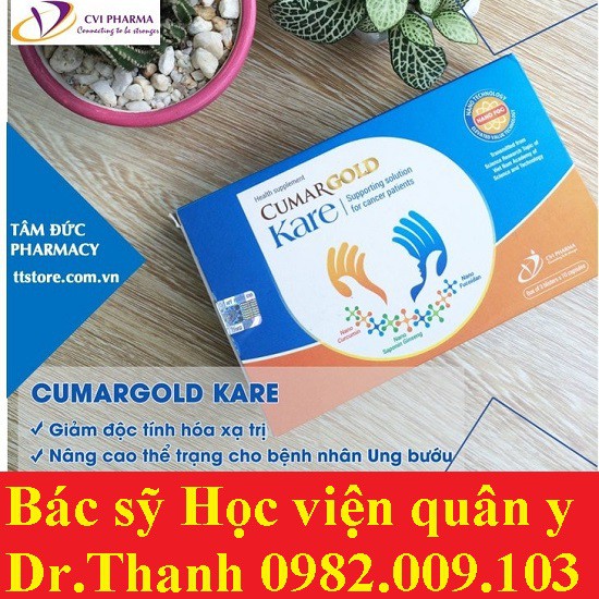 CUMARGOLD KARE GIẢM ĐỘC TÍNH HÓA TRỊ, TĂNG CƯỜNG MIỄN DỊCH