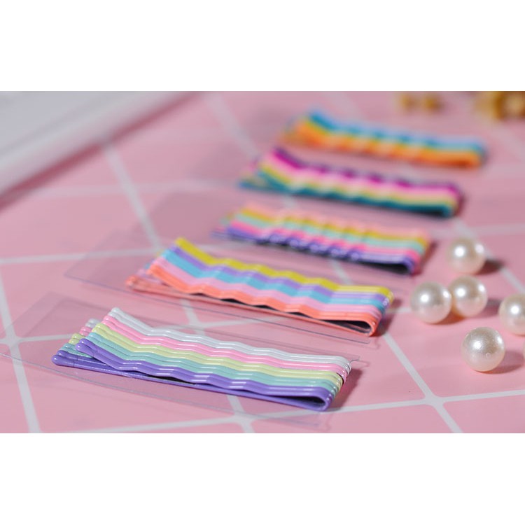 Set 10 Kẹp Tăm Nhiều Màu Phong Cách Hàn Quốc – Dumi Shop