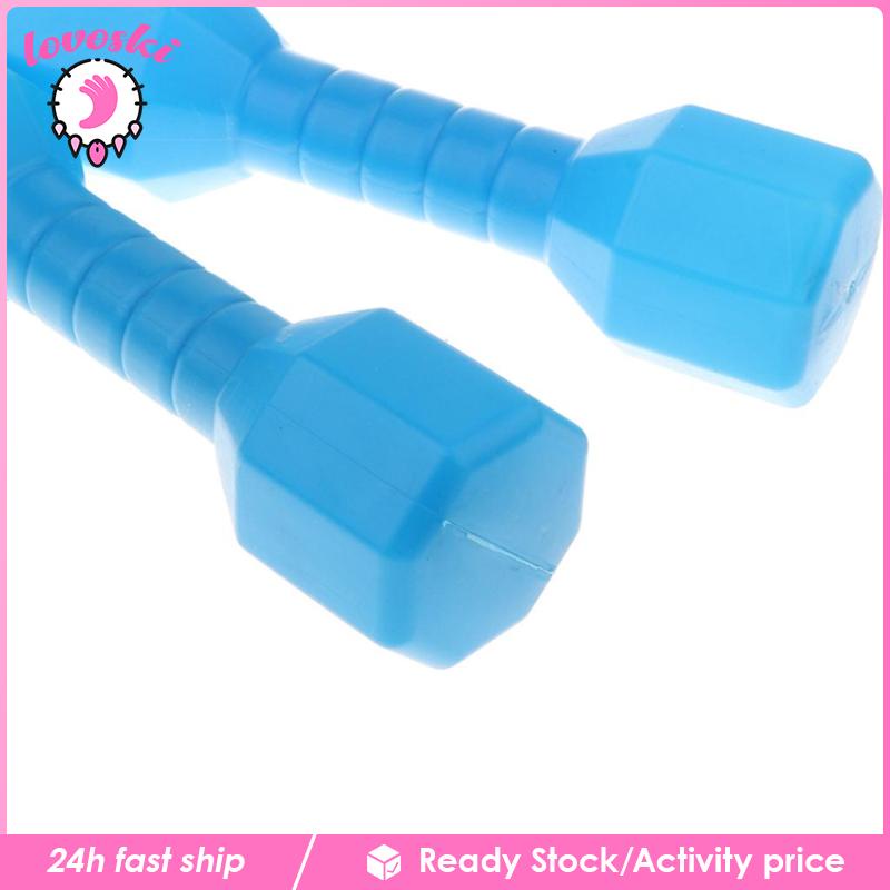 1 Cặp Tạ Nhựa Siêu Nhẹ Dùng Tập Thể Hình Ngoài Trời Màu Đỏ Dành Cho Trẻ Em