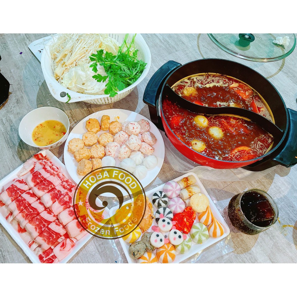 Tổng hợp các loại combo viên thả lẩu Malaysia cao cấp - khay 500g từ 5-11 loại tùy nhãn hiệu.