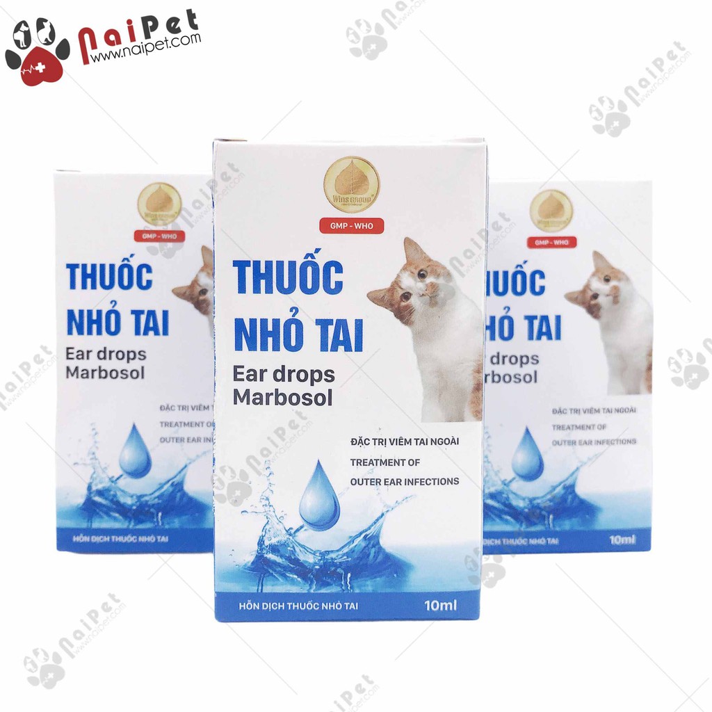 Dung Dịch Nhỏ Tai Viêm Tai Ngoài Ear Drops Marbosol Wins Group 10ml