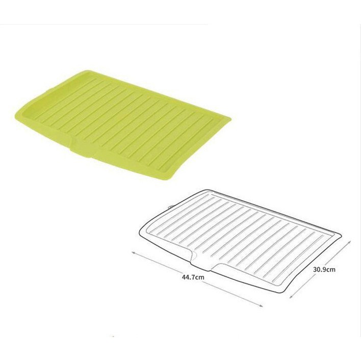 Tấm nhựa kê chén bát, dụng cụ để ráo nước rau củ quả - Home and Garden
