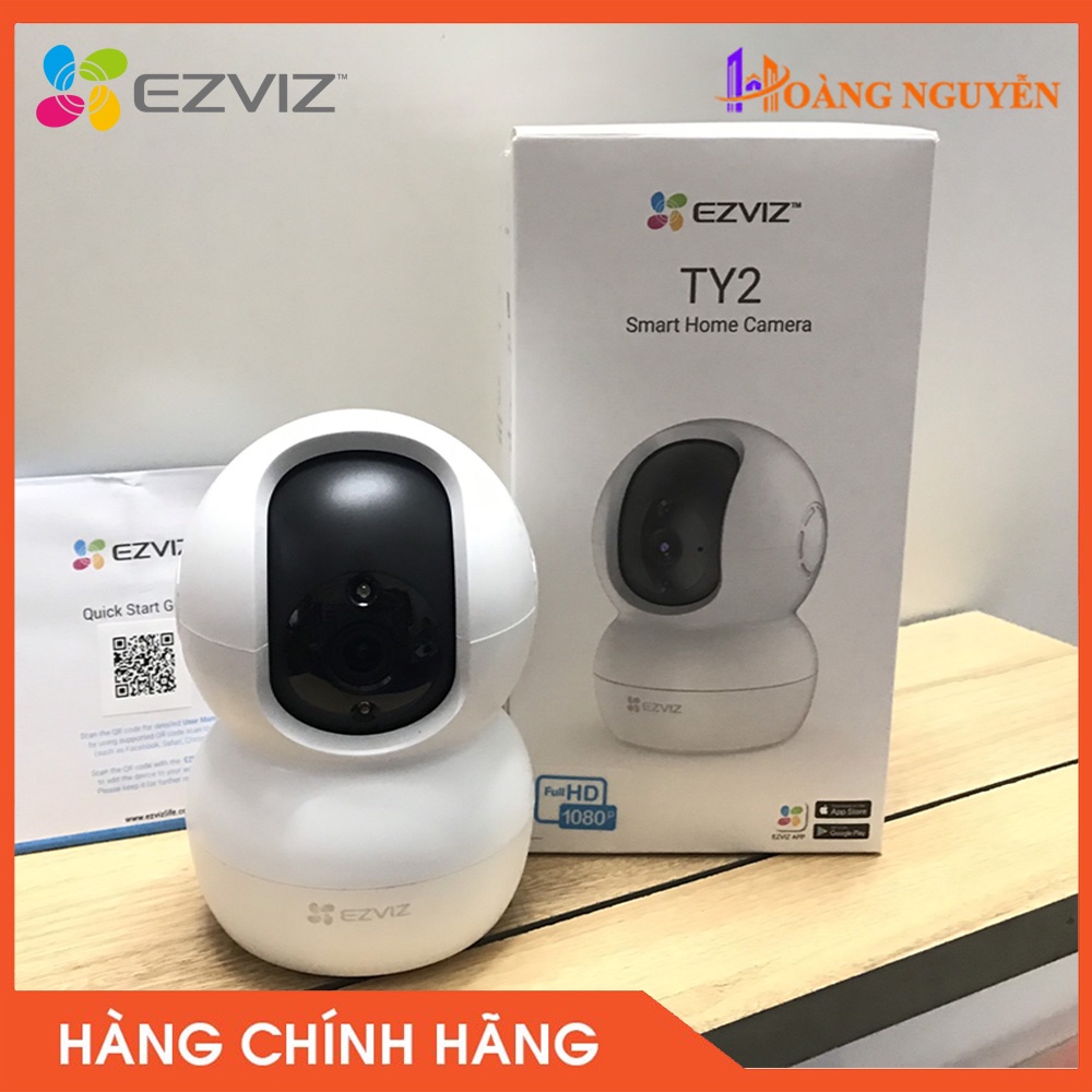 [NHÀ PHÂN PHỐI] Camera Không Dây EZVIZ TY2 Wifi HD1080P 2MP - Đàm Thoại 2 Chiều Xoay Theo Chuyển Động