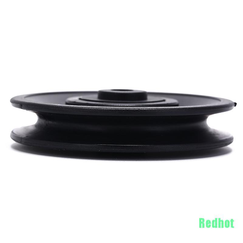 Bánh xe ròng rọc màu đen 90mm chuyên dụng cho người tập gym