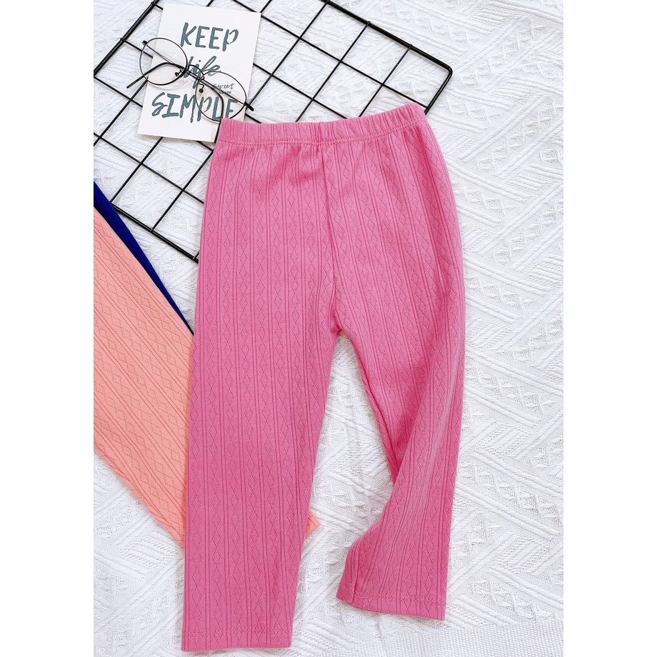 Quần legging dài cotton len co dãn bé trai bé gái chất liệu mềm mại ấm áp  Ảnh thật Rio chụp hàng có sẵn kèm video