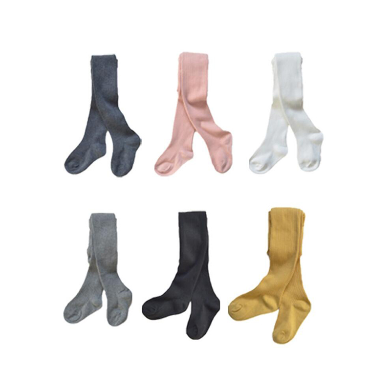 Quần Tất Cotton Co Giãn Giữ Ấm Cho Bé Gái