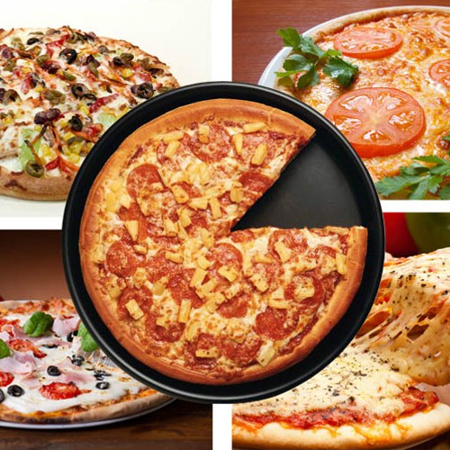 Khuôn pizza, khay pizza chống dính đủ size loại 1