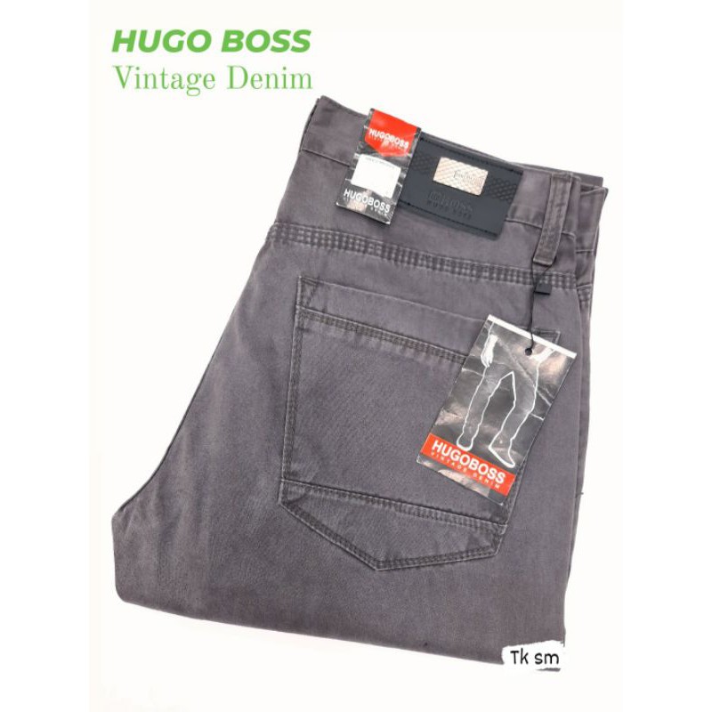 Hugo Boss Áo Khoác Dáng Dài Vải Cotton Thời Trang Cá Tính