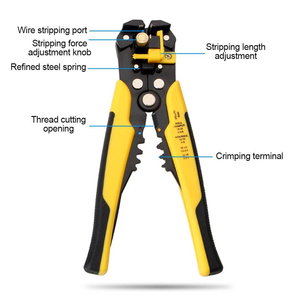 Kìm Tuốt Dây Điện 0.2-6.0Mm2 Chuyên Dụng