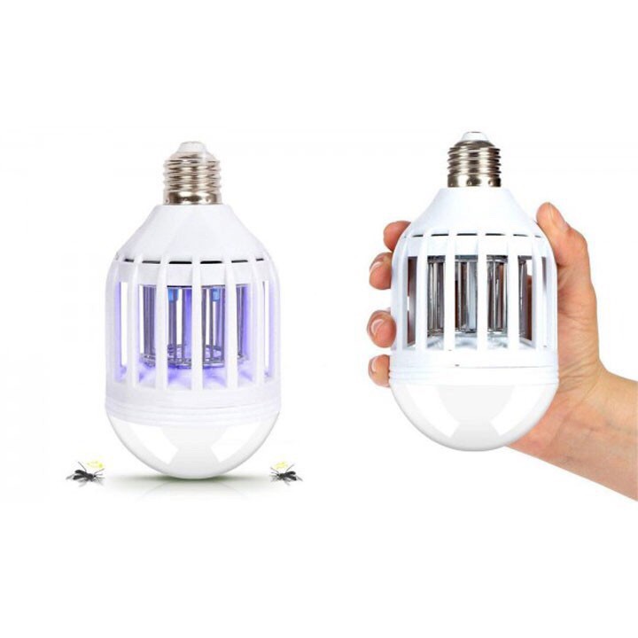 combo 2 Đèn LED bắt muỗi 2 in1 (tặng 2 móc cường lực) kiêm đèn ngủ hoặc chiếu sáng BH 12 tháng