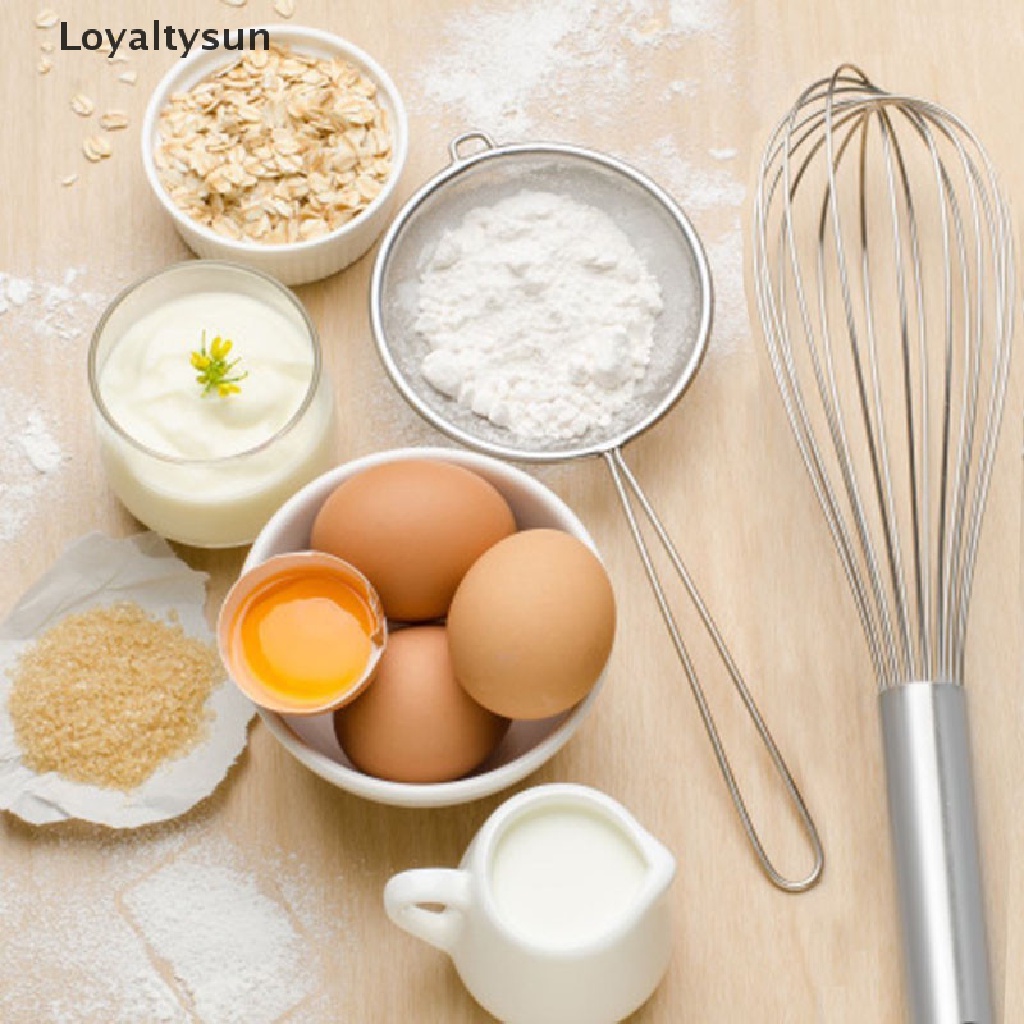Dụng cụ đánh trứng bằng thép không gỉ 6 inch mới
