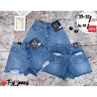 Quần short jean nữ hàng bigsize đến 85kg mẫu rách