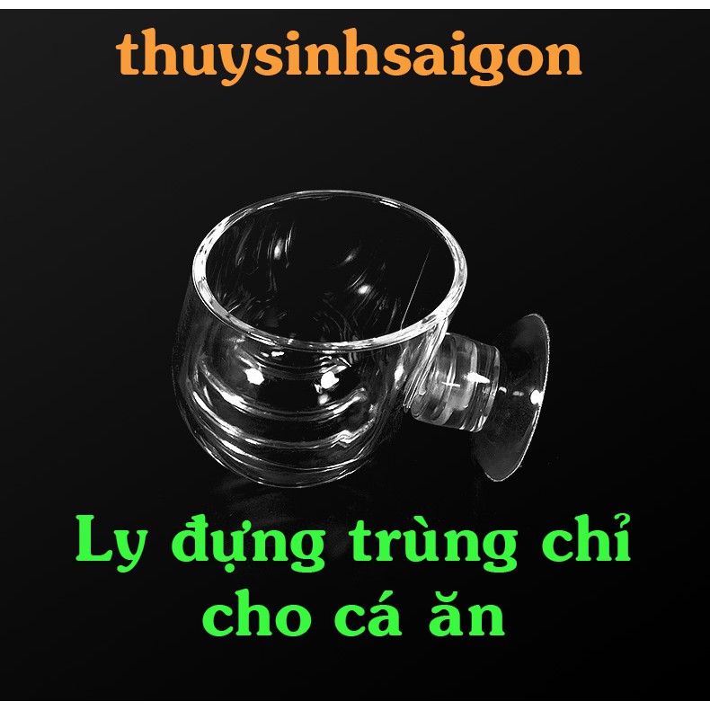 Ly Đựng Trùng Chỉ Cho Cá Ăn