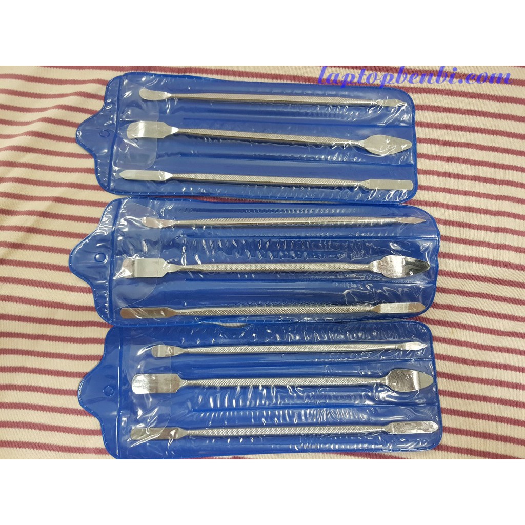 Bộ 3 cây nạy inox mở điện thoại, máy tính bảng, laptop