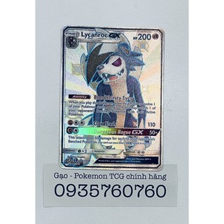 Thẻ bài Pokemon TCG: Lycanroc GX (Hidden Fates) chính hãng