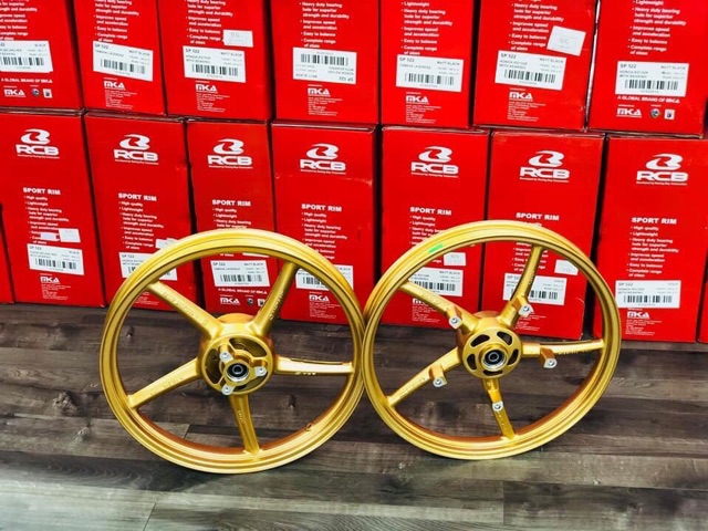 Mâm RCB 5 cây cho Satria Raider gắn như zin chính hãng RCB