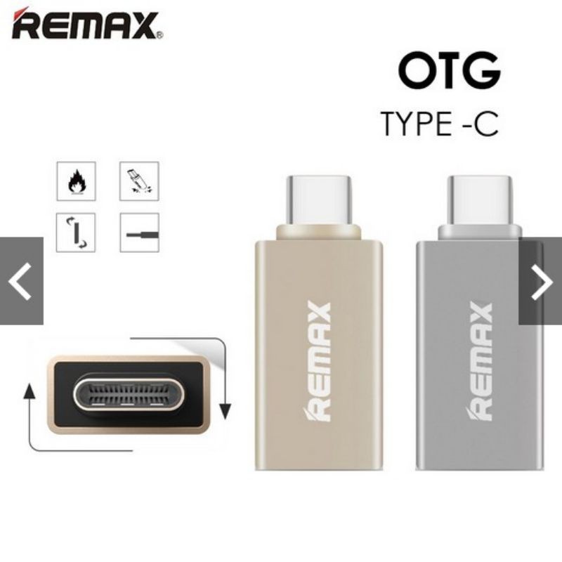 Remax Đầu Chuyển Đổi Otg Type C - Micro Usb Sang Usb