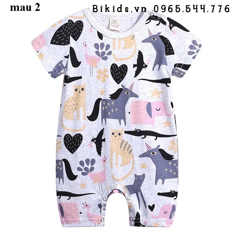 Body cộc tay chất cotton xước cho bé