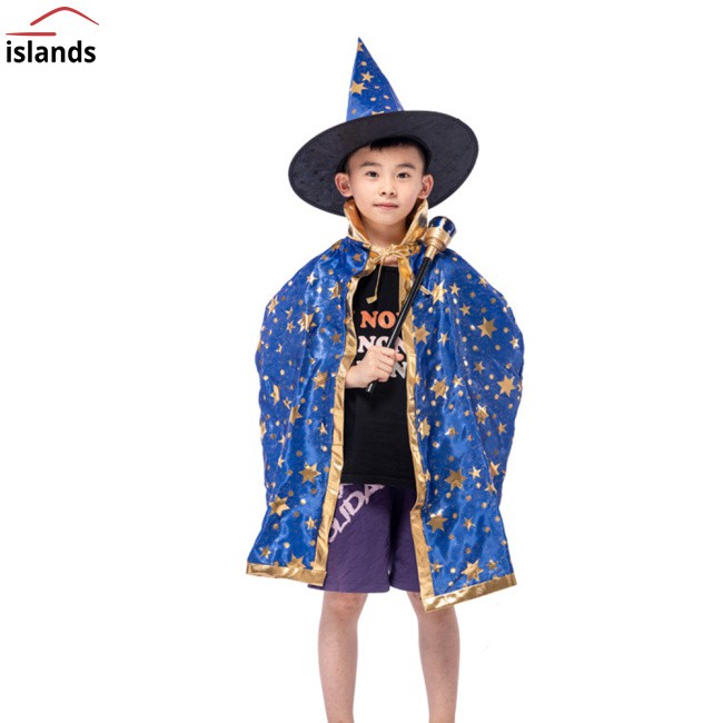 Set Đồ 2 Món Hóa Trang Phù Thủy Cho Bé Dịp Halloween