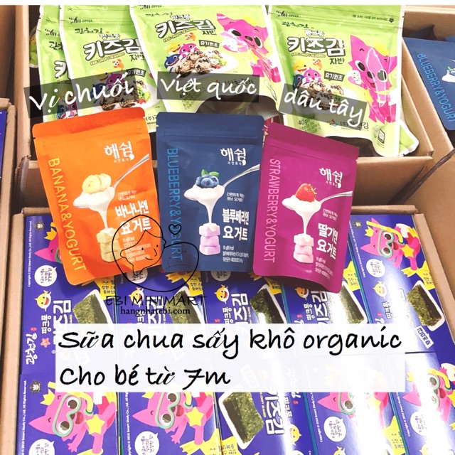 BÁNH SỮA CHUA KHÔ HÀN QUỐC ORGANIC