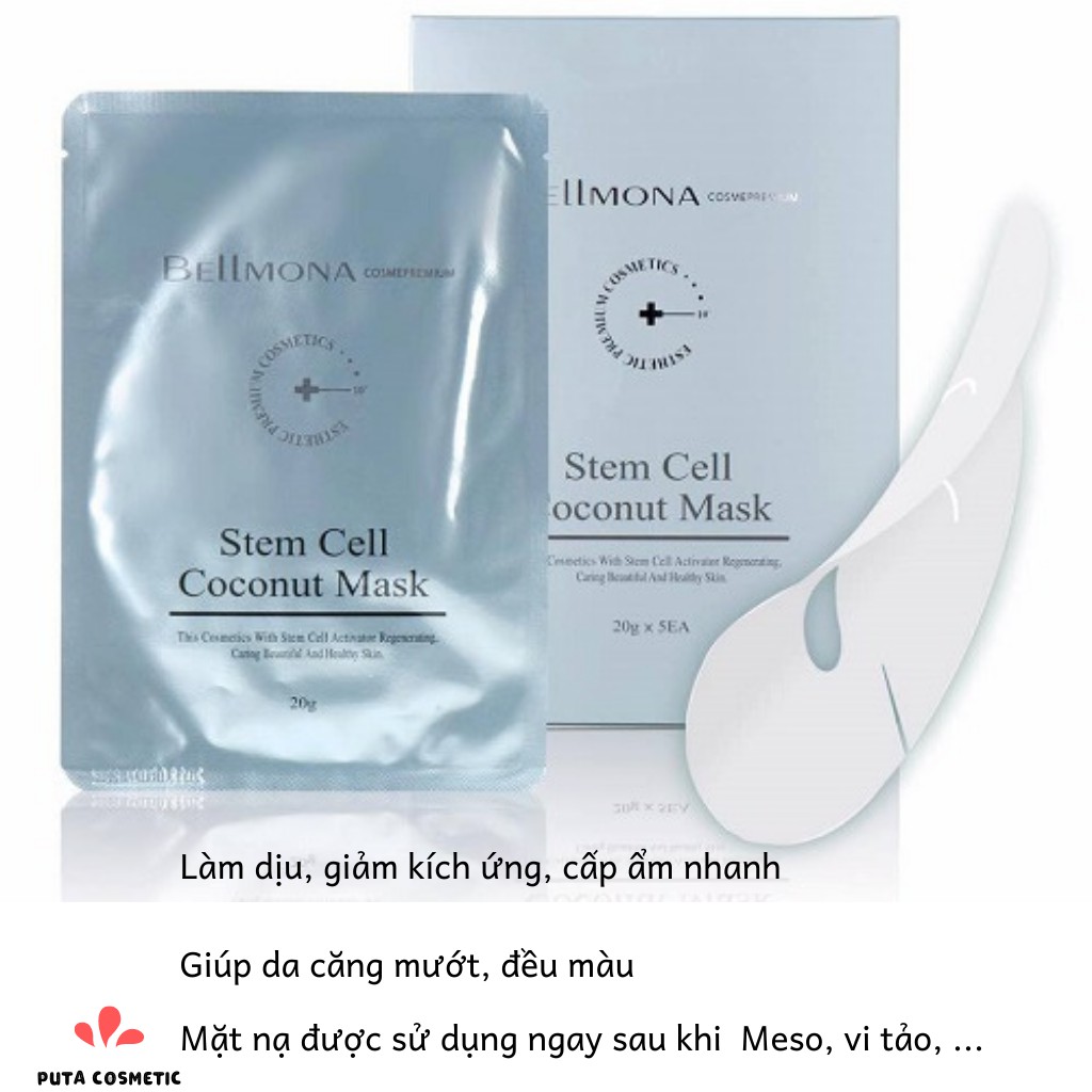 Mặt nạ tế bào gốc Bellmona - Stem Cell Coconut Mask