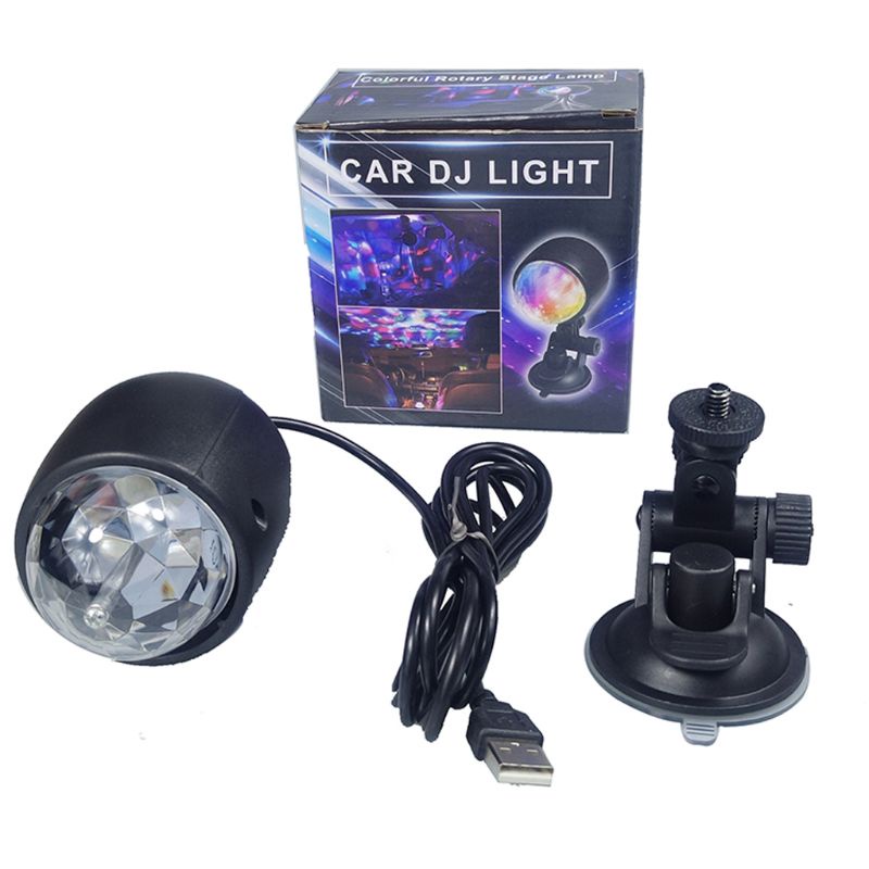 1 Đèn LED Laser Hình Quả Cầu Disco Pha Lê Trang Trí Tiệc