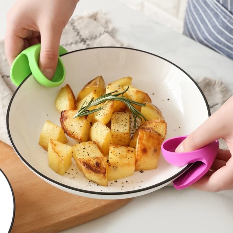 Kẹp silicone nhấc nồi chống trượt tiện lợi
