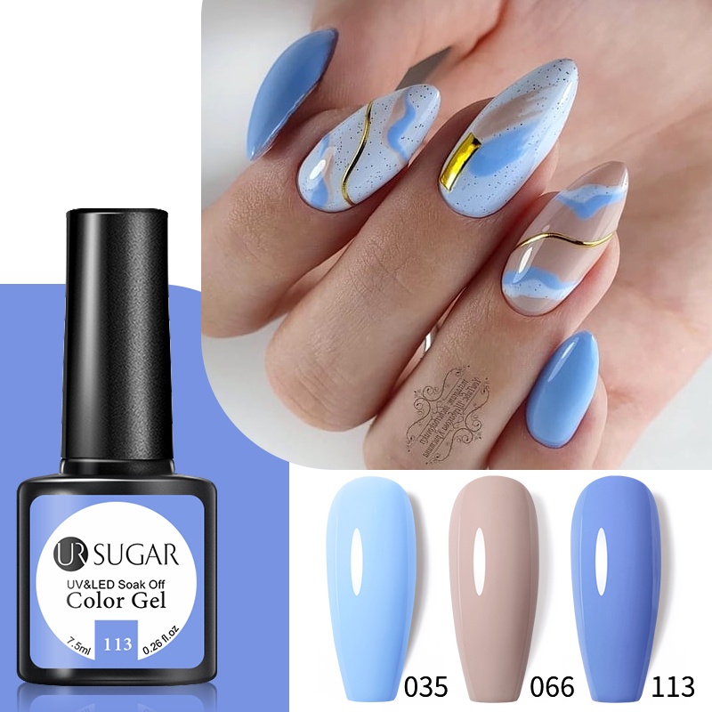 UR SUGAR Gel sơn móng tay Ur sugar 7.5ml màu sắc lấp lánh xinh xắn đẹp mắt