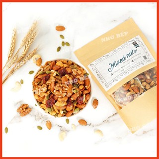 [ Free Ship] Ngũ Cốc Ăn Kiêng Granola Healthy Siêu Hạt 500gr - Nhớ Bếp - BẾP NHÀ CỐM