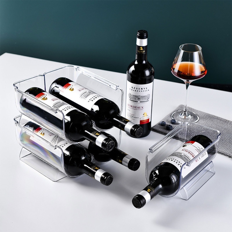 Giá Trượt Đựng Lon Nước Uống Trong Tủ Lạnh Tiện Dụng