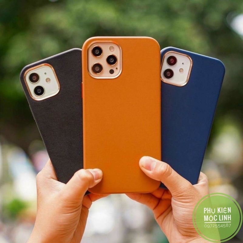 Leather Case Cao cấp Chính hãng Mutural - Ốp Da IPhone 12 | 12 Pro | 12 Pro Max