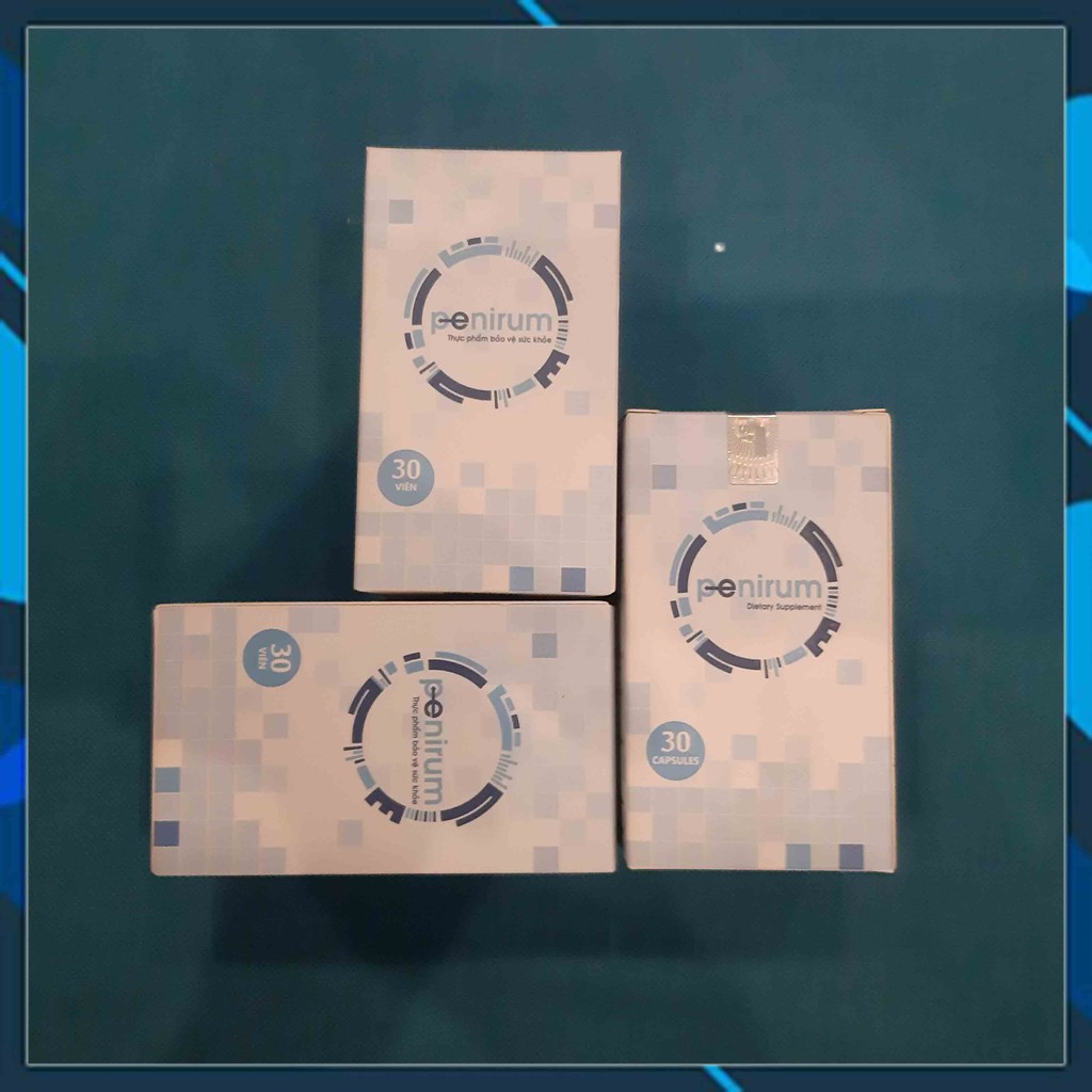 Viên Tăng Cường Sinh Lý Penirum Màu Trắng - Chính Hãng Hộp 30 Viên - Phiên Bản Gốc