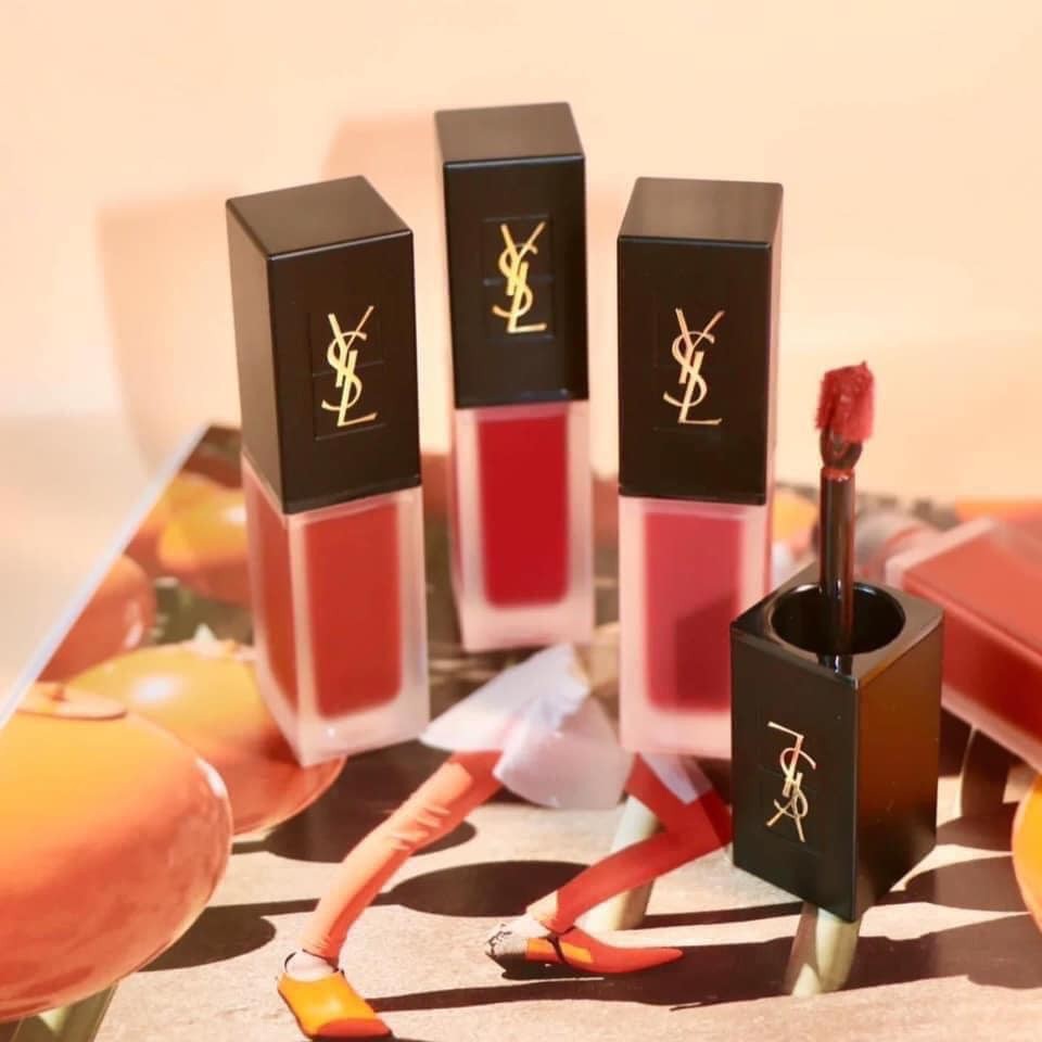 YSL  Son kem lỳ Yves Saint Laurent Tatouage Couture Velvet Cream Matte Liquid Lipstick