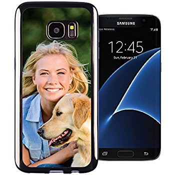 Ốp lưng Galaxy S7 Edge in theo yêu cầu viền đen cực đẹp giá rẻ cho điên thoại S7 sách tay hàng mới (New)