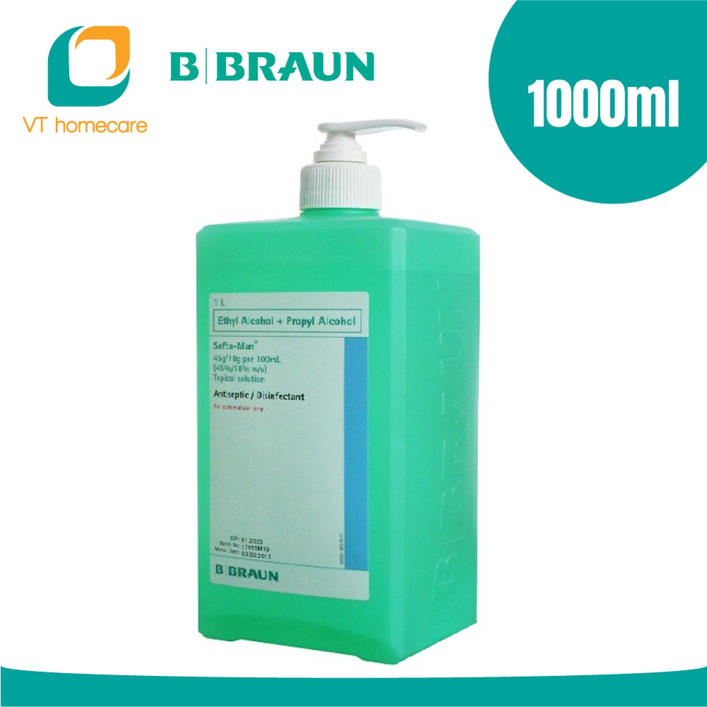 Dung dịch sát khuẩn tay nhanh Softa-man (1000ml)